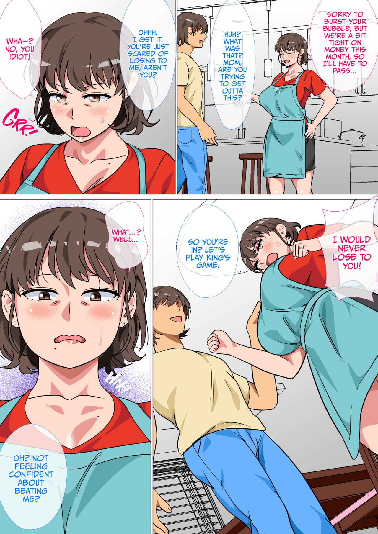 Ousama Game no Meirei de Haha to Sex Shita Hanashi | I Ordered My Mom to Have Sex with Me in King's Game page 7 full