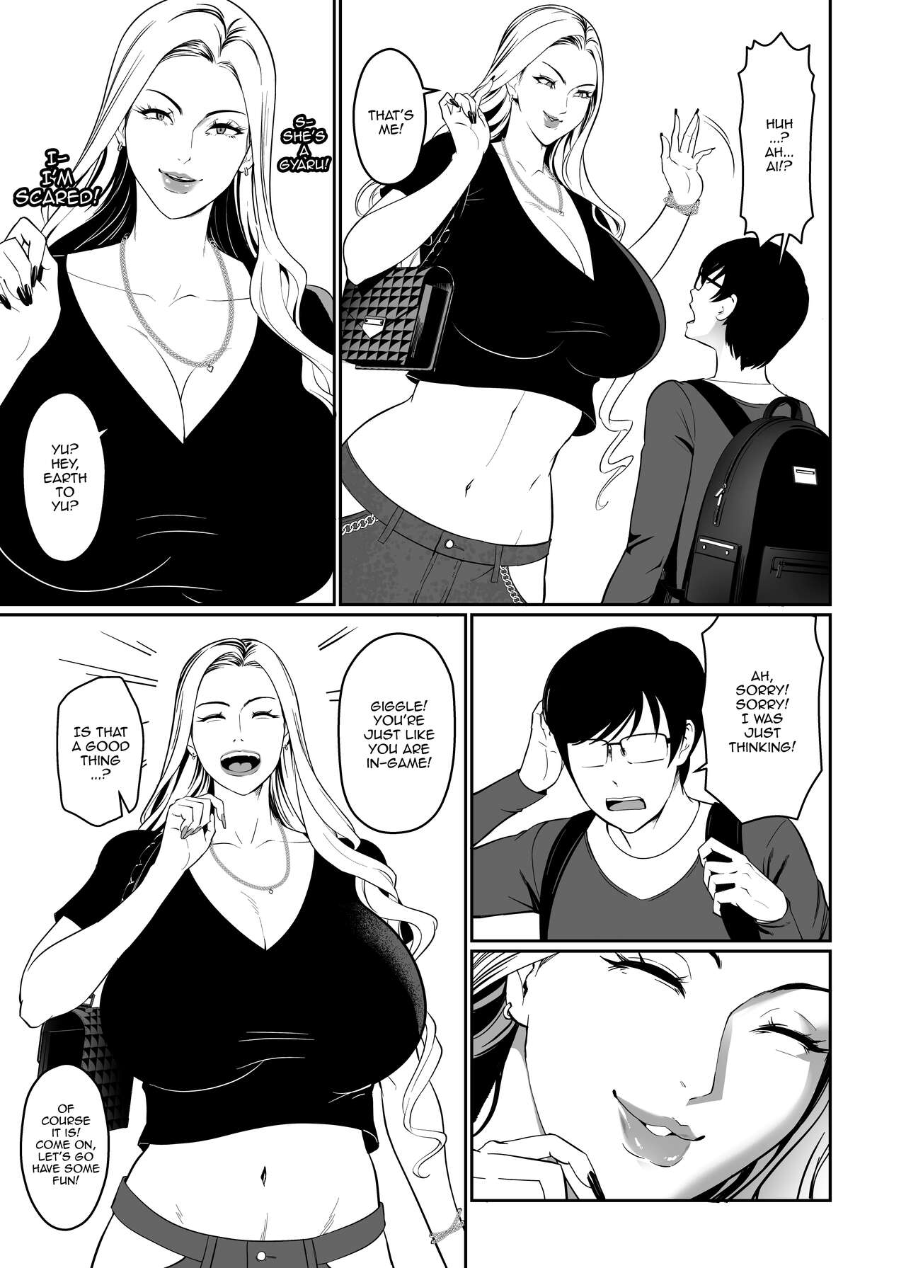 Game de Seiso datta Anoko wa Gal!? | That Girl Who Was So Pure In-game Turned Out To Be a Tall Gyaru!? page 10 full