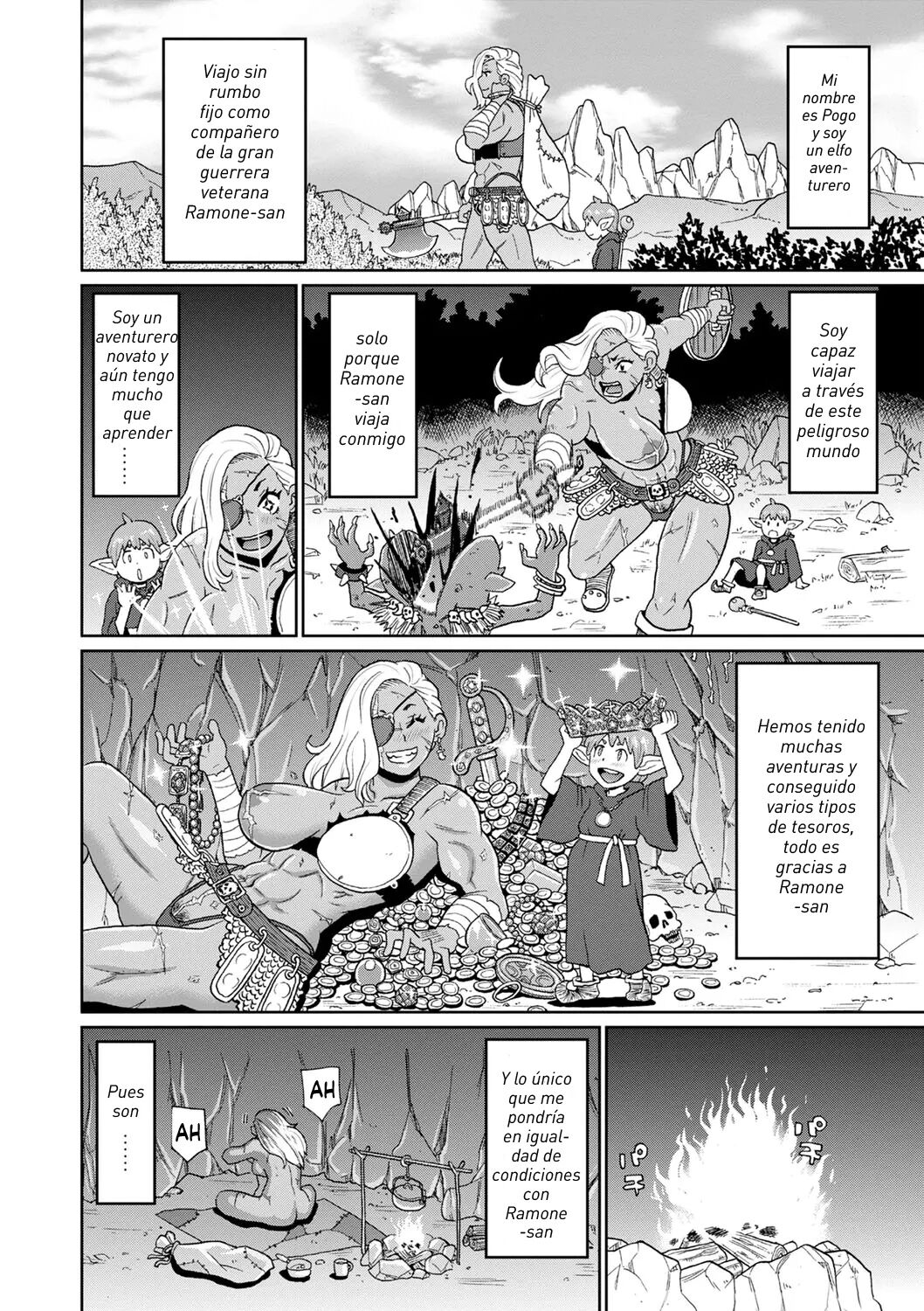 Rekisen no Onna Senshi to Boku no Tabi 04| Mi viaje con una guerrera veterana - Cap.4 page 2 full