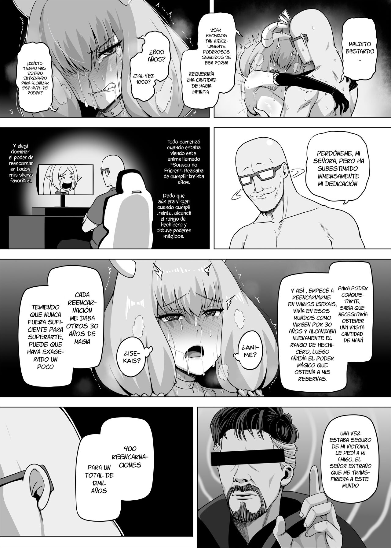 Aura to Ippatsu Yaru Tame Mechakucha Maryoku o Tamete Kimashita | Guardé toneladas de magia con un solo objetivo: preñar a Aura page 12 full