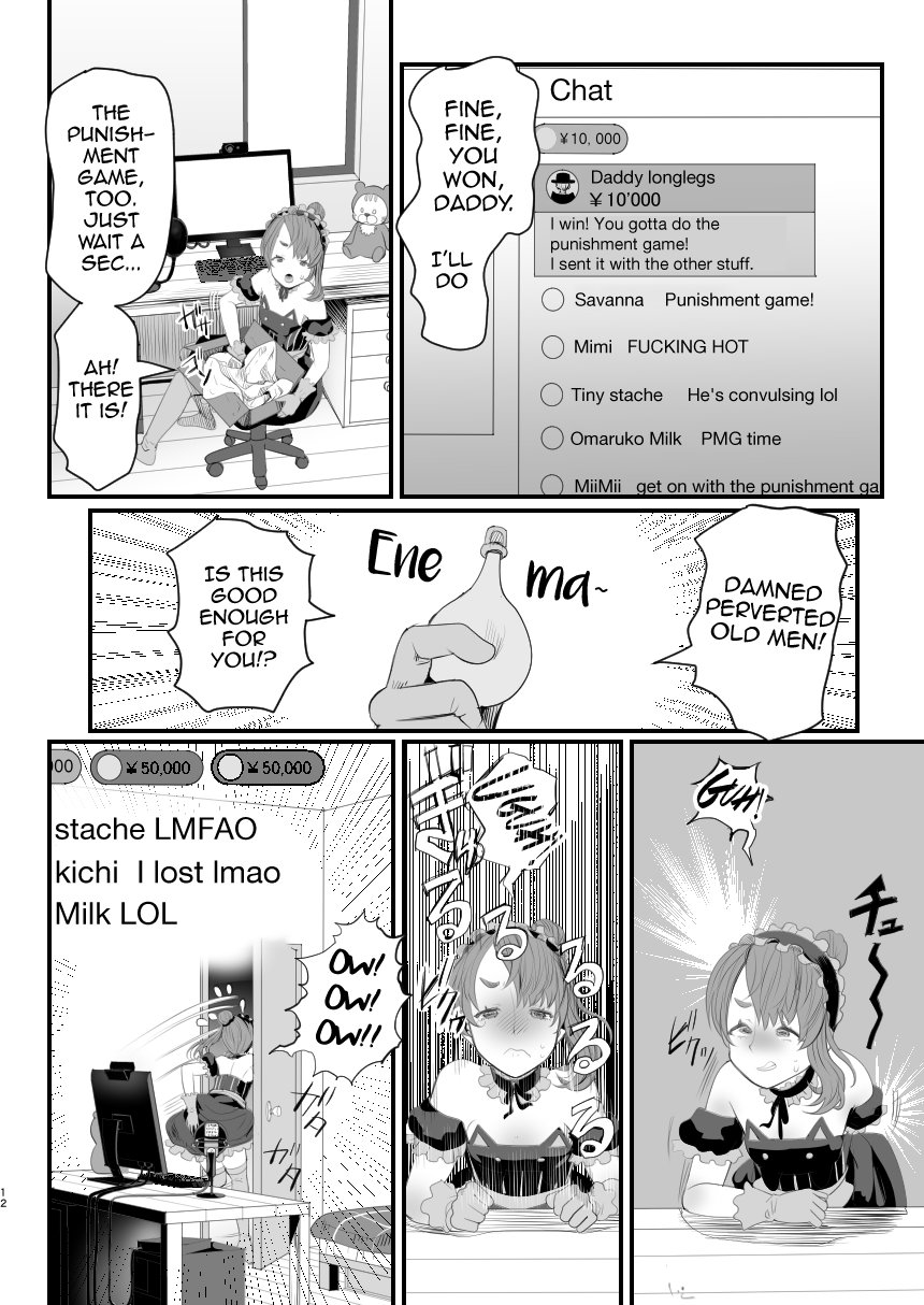 Otokonoko Haishinsha Nagesen ni Noserarete Hamerarechaimashita page 12 full