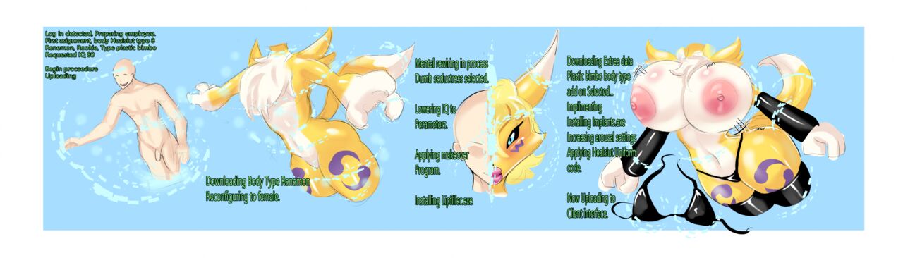 Digi HealSluts: Renamon to Guilmon page 2 full