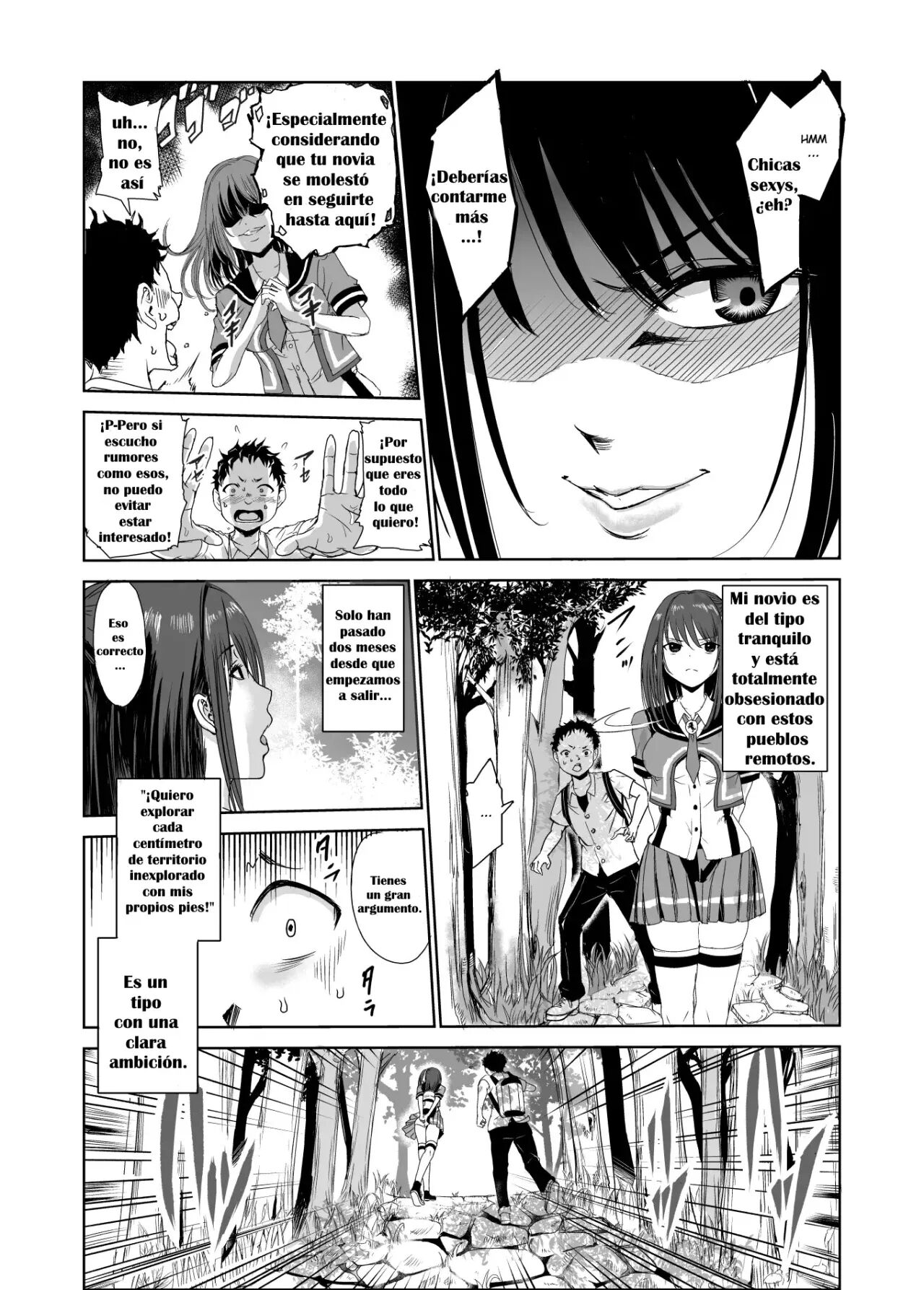 Tsuyagari Mura 1 ~Kareshi o Mamoru Tame Hikyou no Mura de Kyousei Gohoushi & NTR Sex~ page 4 full