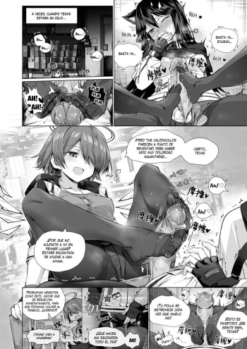 [Kataokasan] Futanari Texas x Exusiai (Arknights) [Spanish] [Zombie9888] cover