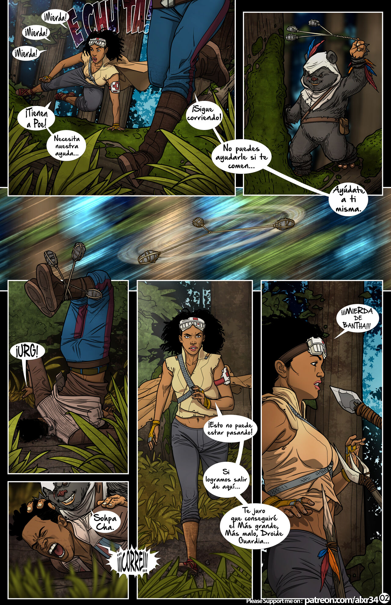 ”Guía completa de sexo con ̶W̶o̶̶̶o̶̶̶k̶̶̶i̶̶̶e̶̶̶e̶̶̶´̶̶̶s̶̶̶ ¡EWOKS! V" “Amor en la Jungla” 4k   Versión final + Versión sin texto page 4 full