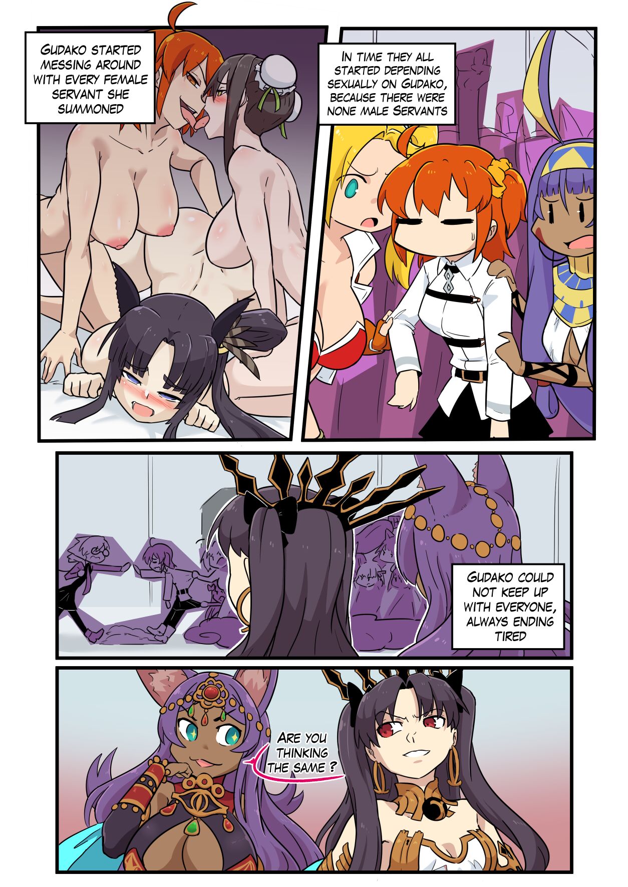 FGO Futa Orgy page 1 full