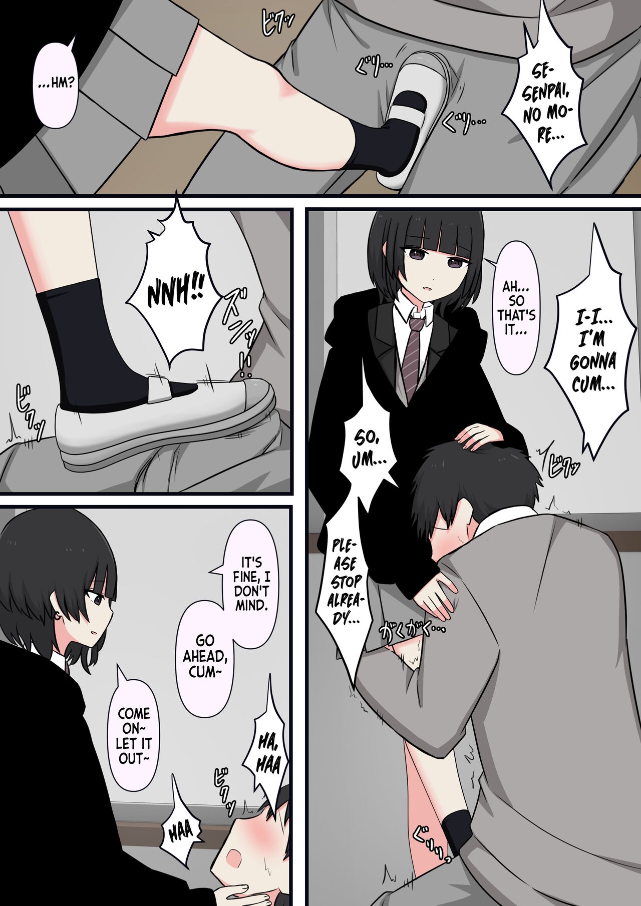 Kowasou na Senpai | Scary Looking Senpai page 11 full