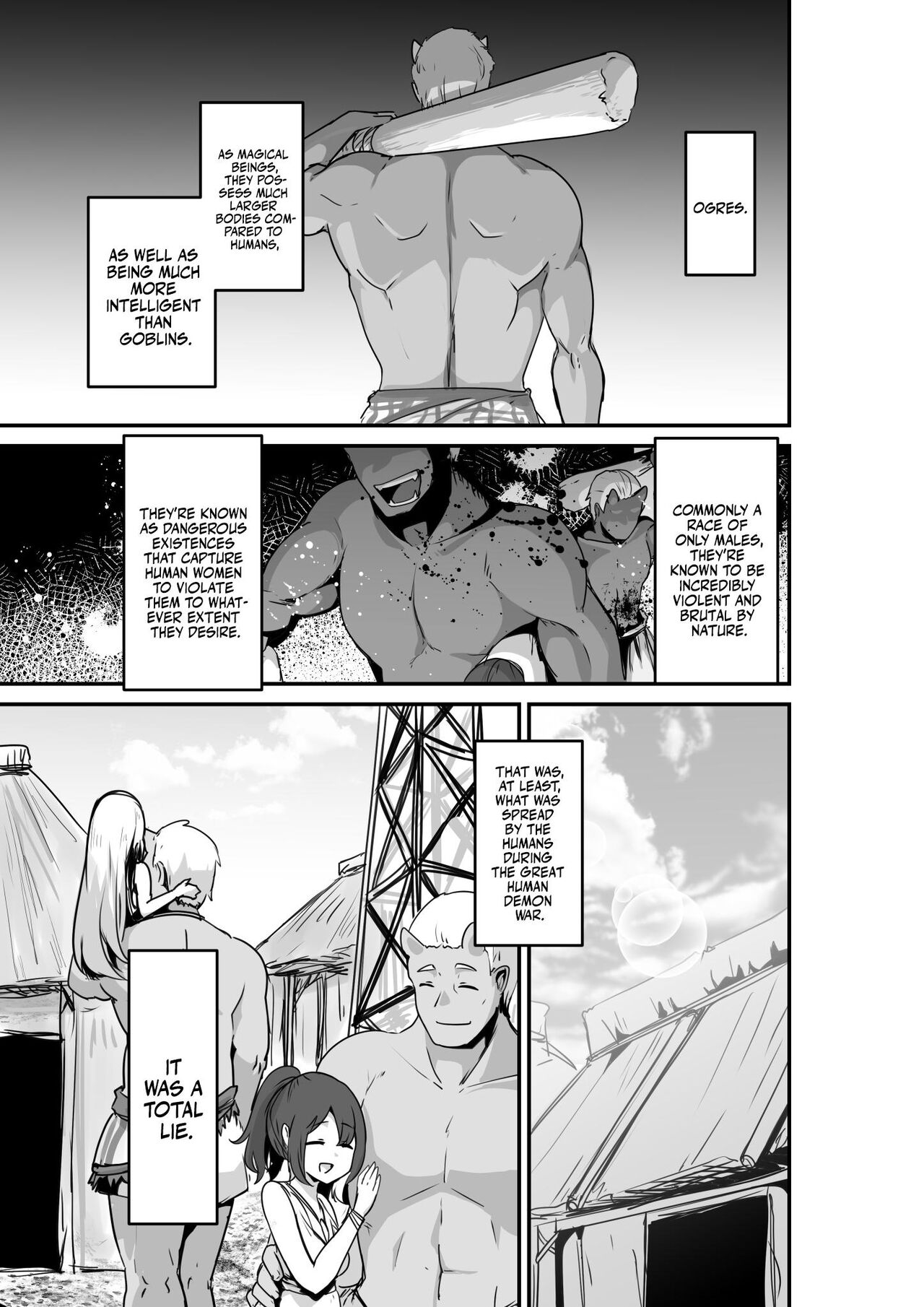 Elf to Orge ga Love-love Ecchi suru Ohanashi | Passionate Ogre And Elf Sex page 3 full
