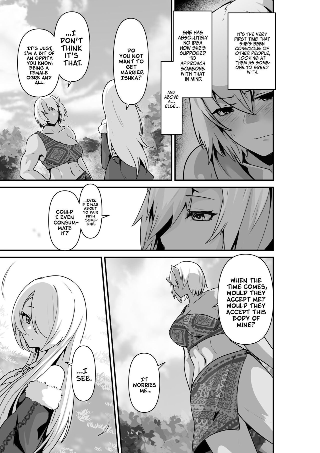 Elf to Orge ga Love-love Ecchi suru Ohanashi | Passionate Ogre And Elf Sex page 9 full