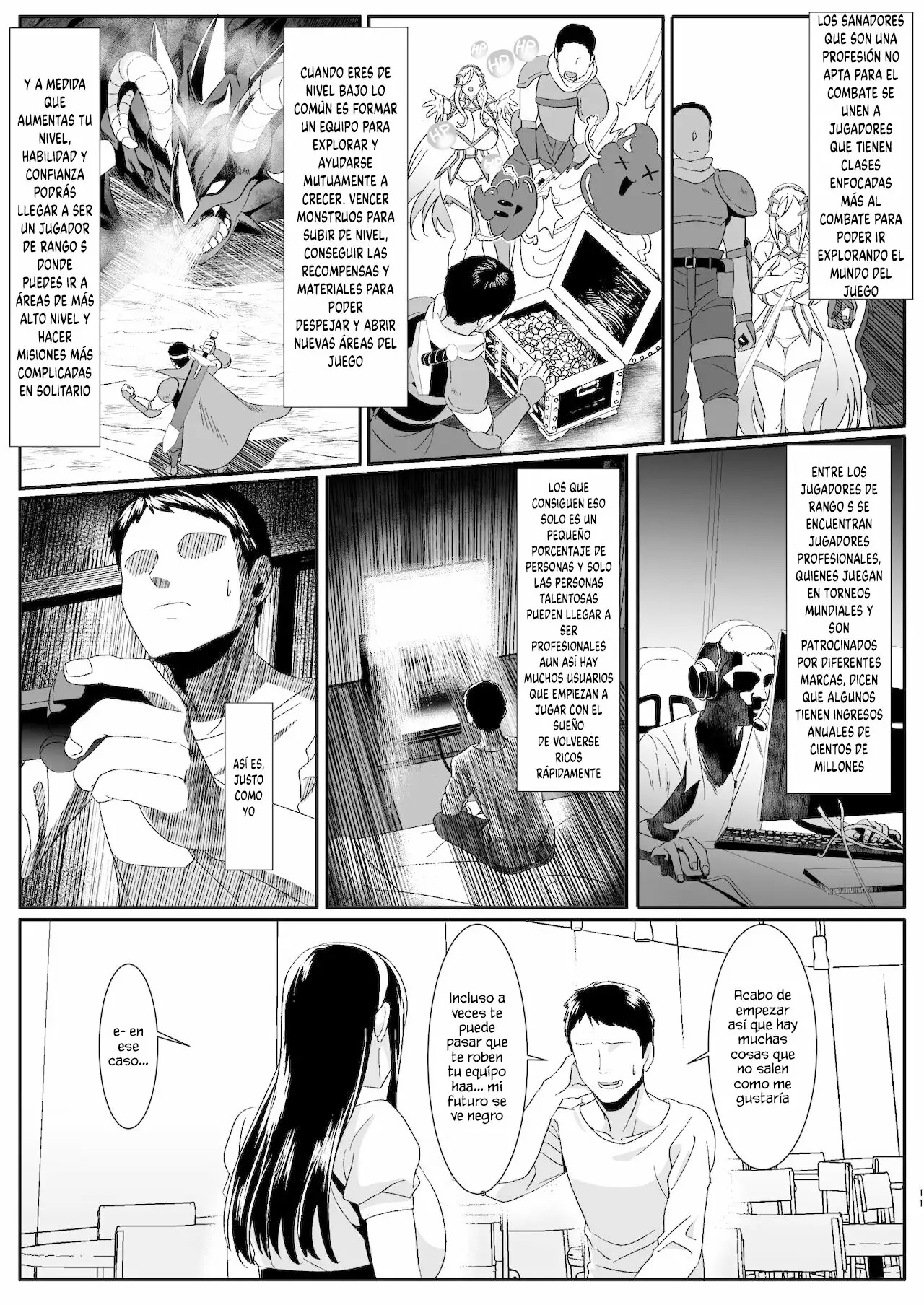 Online Game de Deatta Kanojo ga Tsuyo Player ni Netorareru Hanashi | La historia de mi novia que conoci en un juego en linea me engaño con un poderoso jugador page 11 full