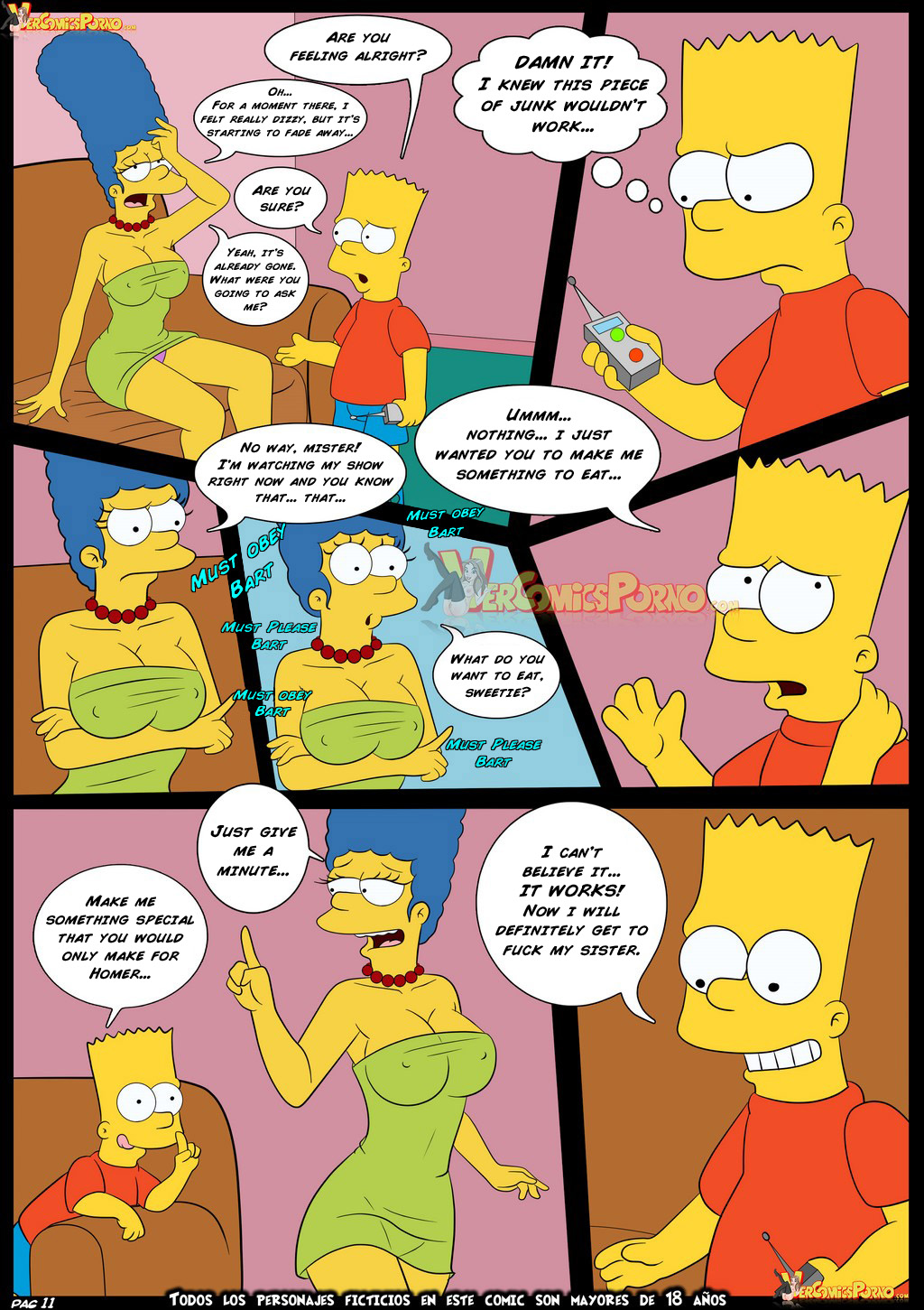 Simpso-Rama! 1-3 English page 12 full