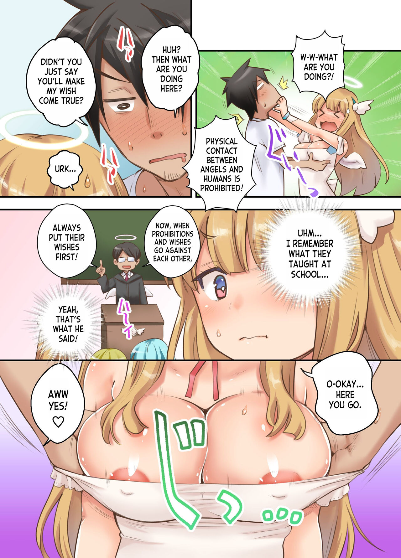 Deliheal Yondara Techigai de Dougan Kyonyuu de Muku na Tenshi-chan ga Yattekita node, Tokoton Oide Shishi Tatta w | I Sent for a Call Girl, But They Sent Me an Angel! page 6 full