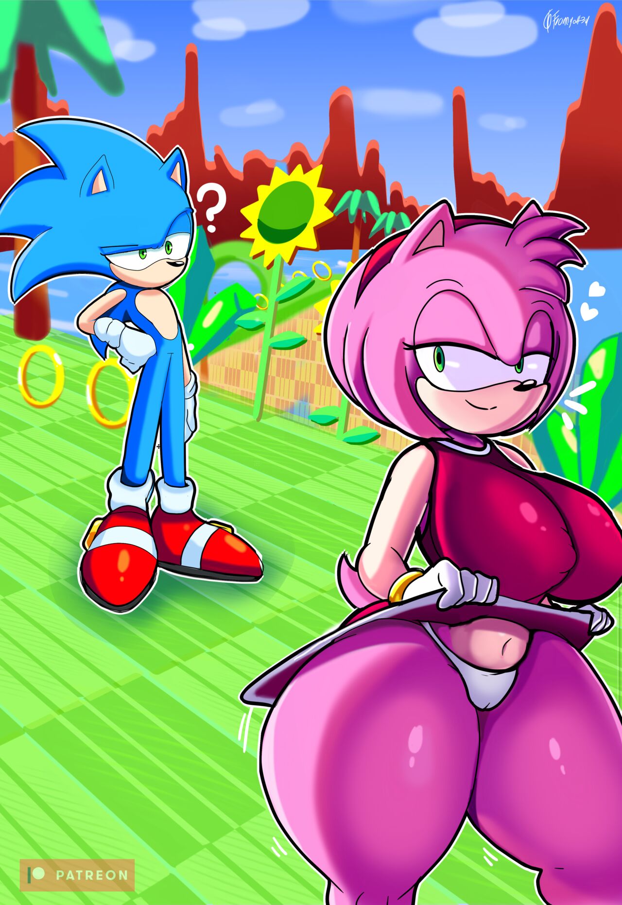 Amy & Sonic page 3 full