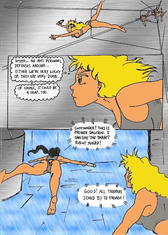 Oni's "Blood on the Water" colored page 10 full