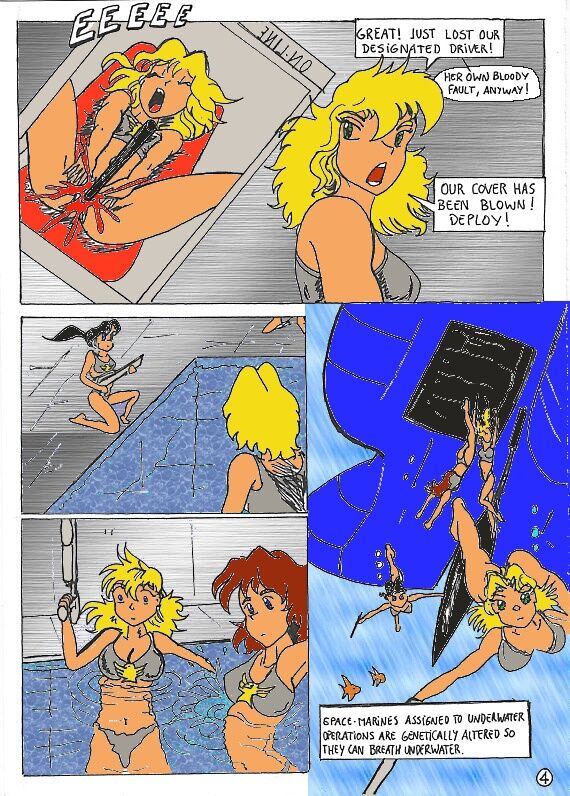 Oni's "Blood on the Water" colored page 5 full
