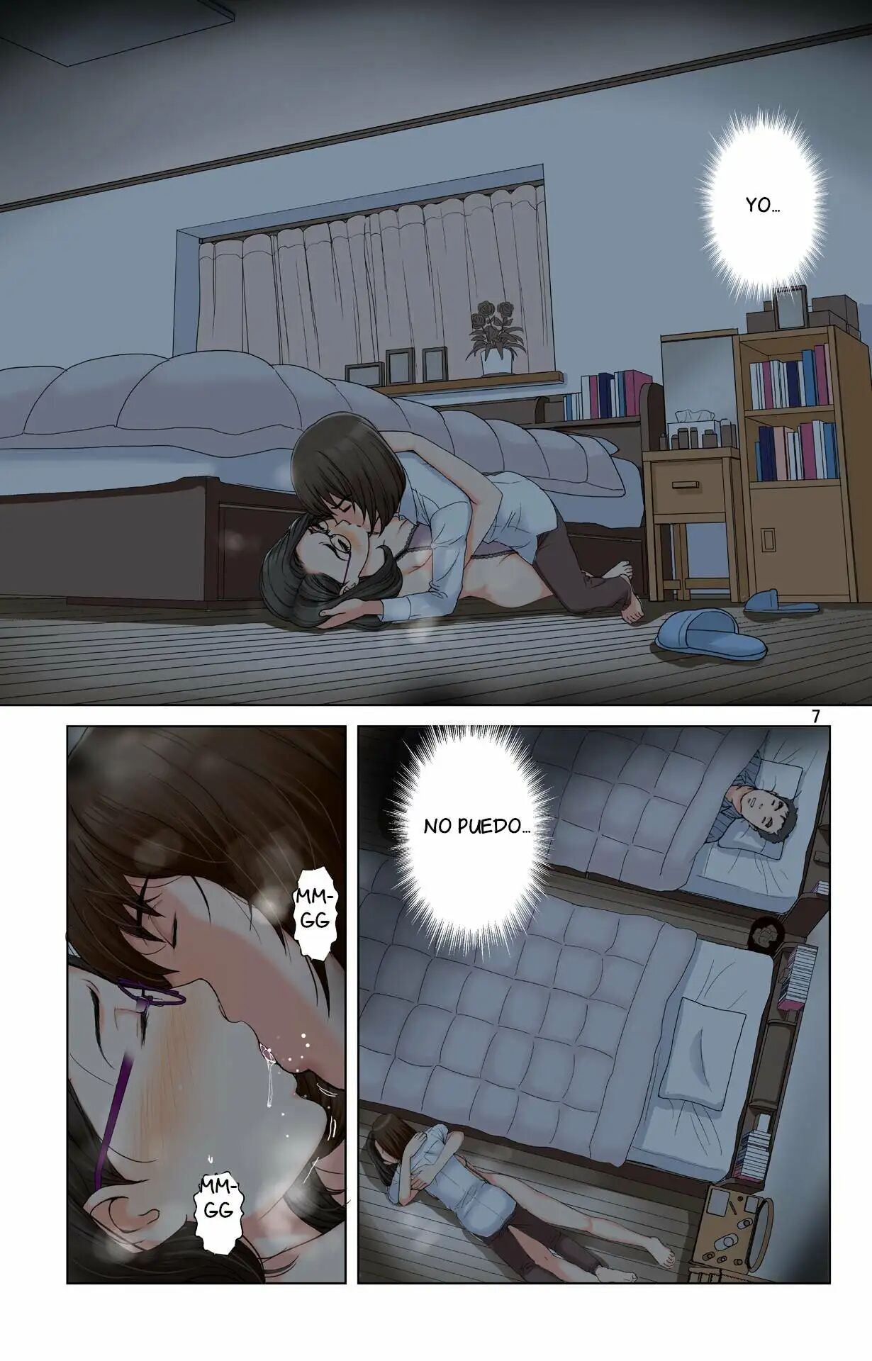 Tomohaha Gangu -Haha ga Aitsu no Omocha ni Ochiru made- ~Naomi no Bijon~ | Cómo mi madre se convirtio en la esclava sexual de mi amigo 1 ~Vision de Naomi~ page 7 full