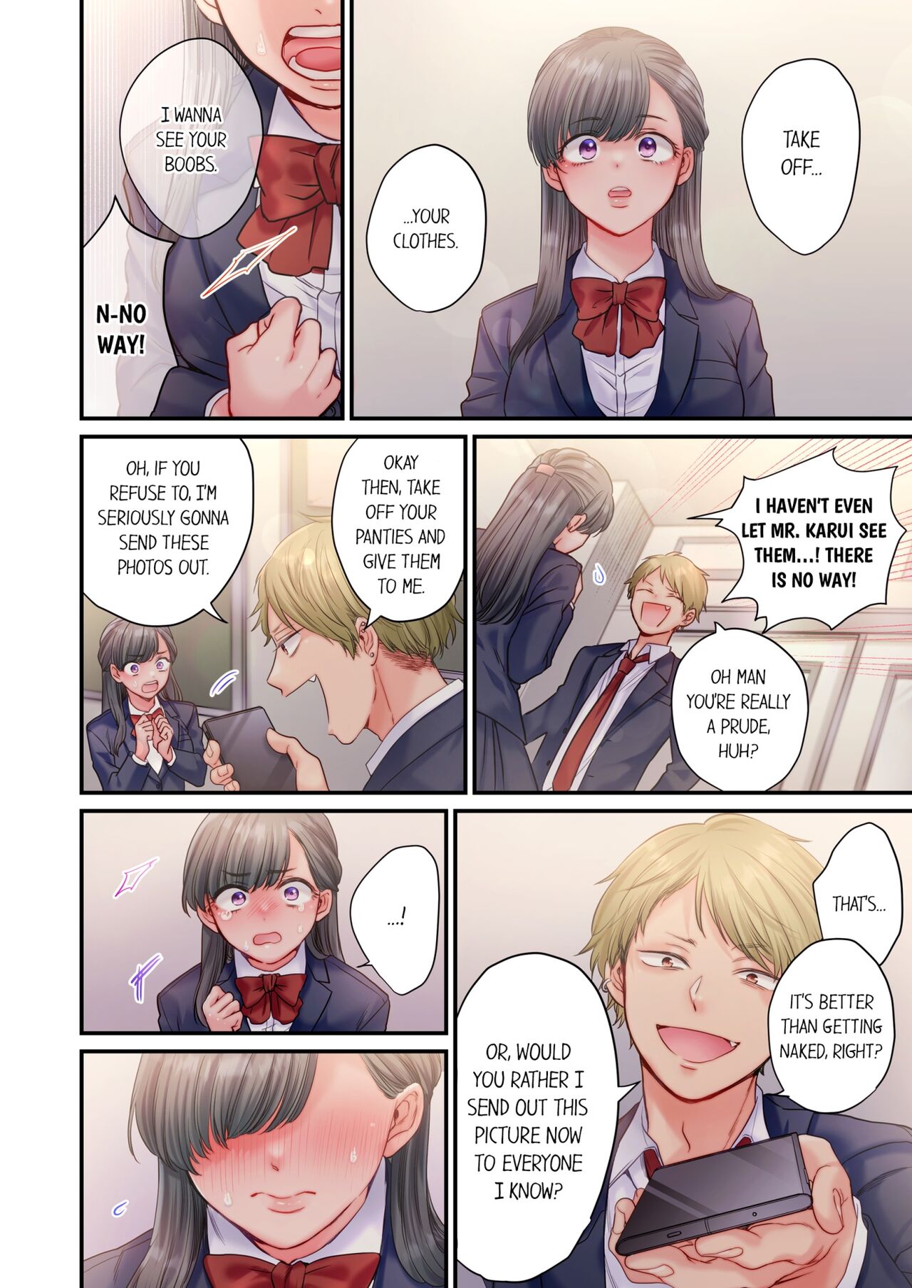 Skirt no Naka, Netorare-chuu. ~ Fuuki Iin wa Furyou ni Zettai Fukujuu desu 1 | NTR Underneath Her Skirt 1 page 11 full