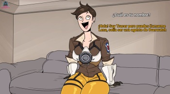 (TheIIInfamous) Tracer from Overwatch get's Disciplined cover