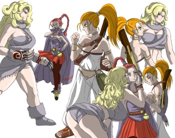 Twin Charm - Chrono Trigger (Lesbian Threesome Snuff) cover