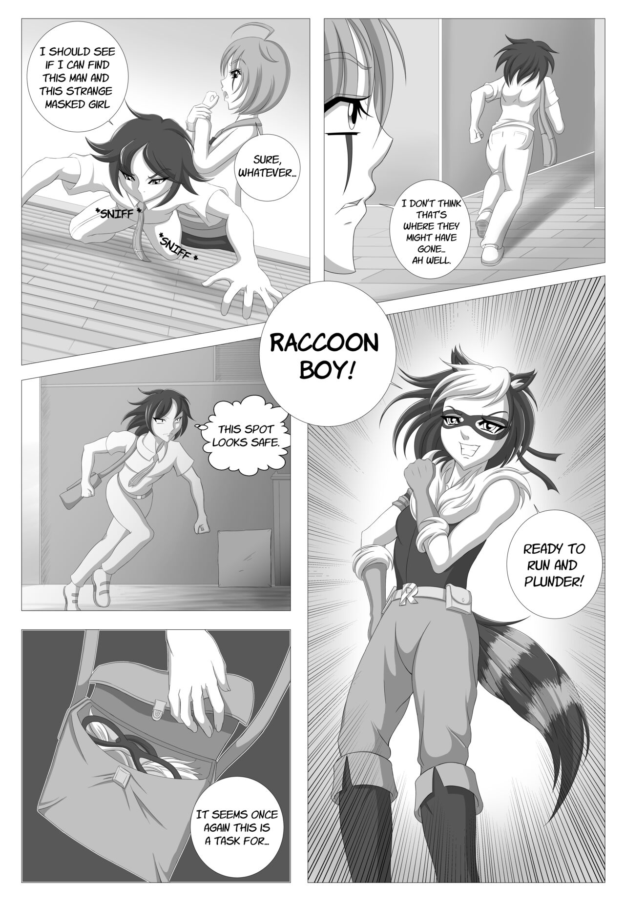 Leather Kitten and Raccoon Boy Chapter 2 page 6 full