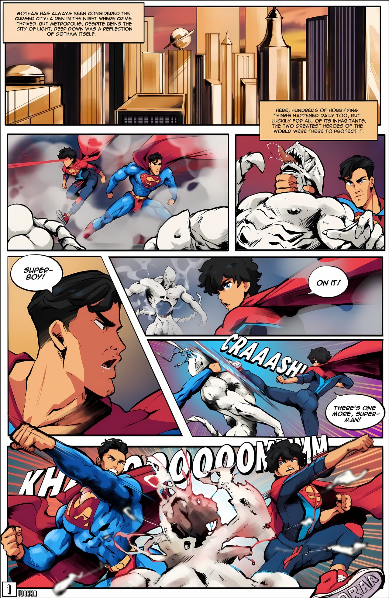 SUPERBOY Comic page 3 full