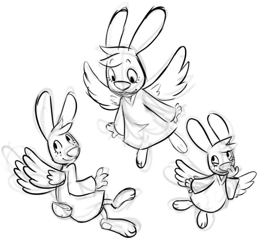 Angel Hare page 1 full