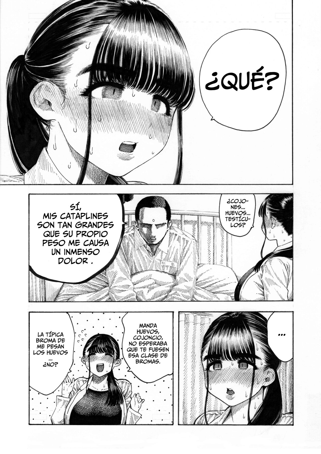 Una Historia de Tres Pares de Cojonazos - Sekaiichi Kintama ga Dekai Koukousei no Hanashi page 9 full