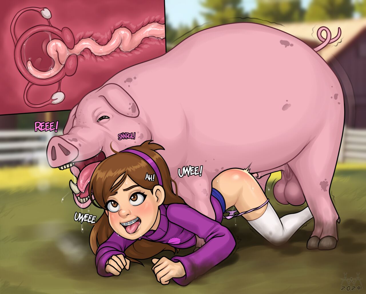 Mabel Pig Lover page 1 full