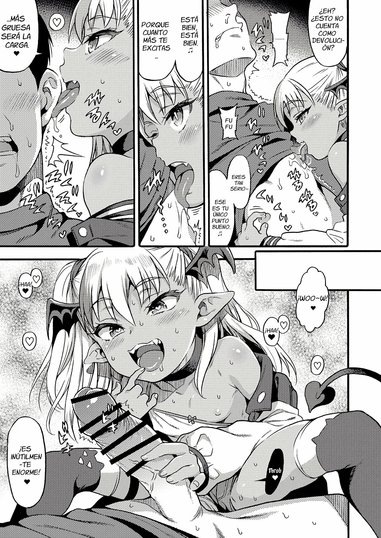 Yasashi? Mesugaki Succubus ~SmaPho Hen~ | La amable sucubu malcriada ~Edicion Smartphone~ page 4 full