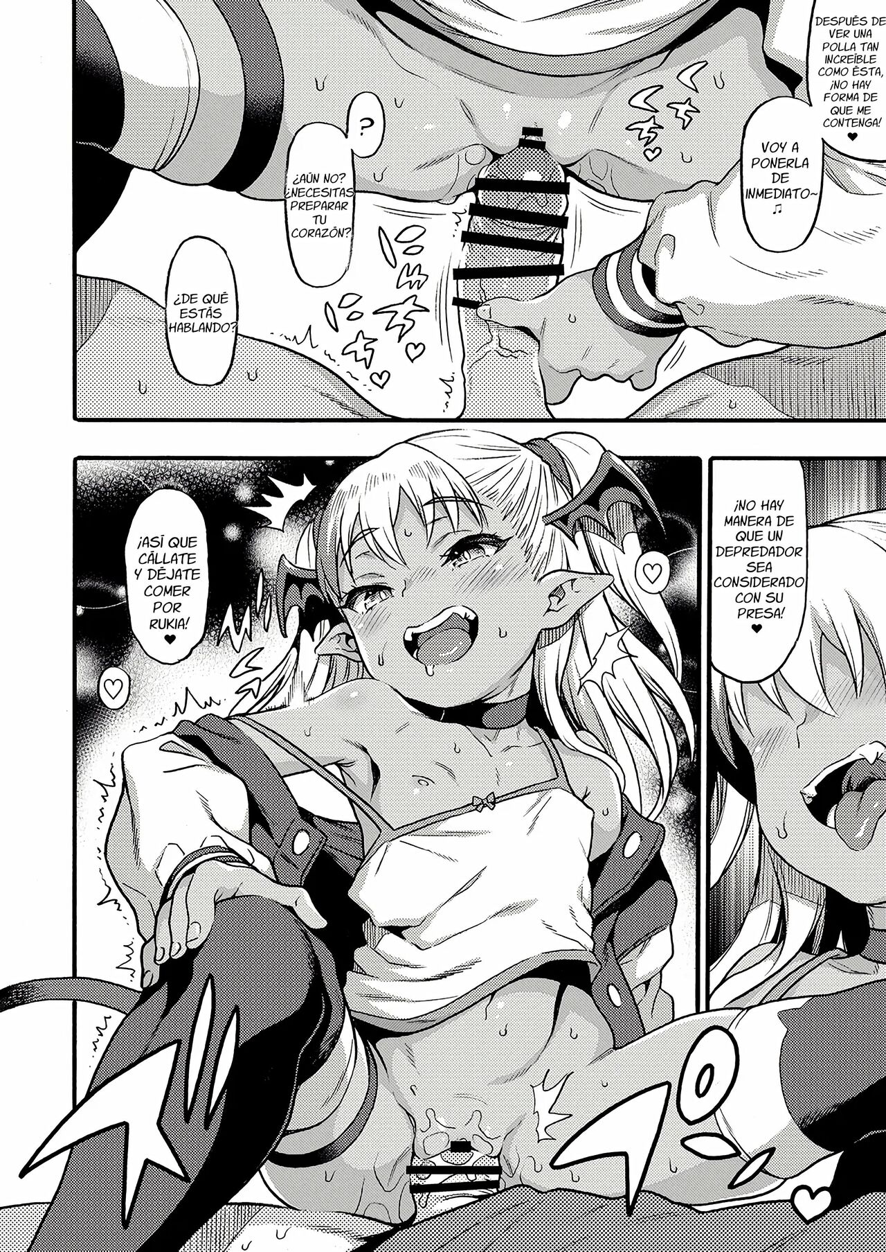Yasashi? Mesugaki Succubus ~SmaPho Hen~ | La amable sucubu malcriada ~Edicion Smartphone~ page 5 full