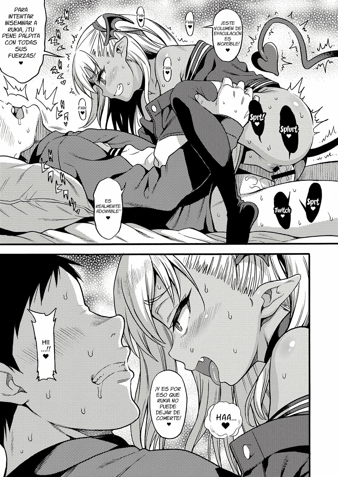 Yasashi? Mesugaki Succubus ~SmaPho Hen~ | La amable sucubu malcriada ~Edicion Smartphone~ page 8 full