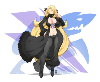 [Bayeuxman] Cynthia (Pokémon) cover