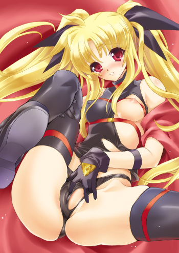 (C78) [Hanzai Tengoku (Hasei Agana)] Kiniro Shoujo (Mahou Shoujo Lyrical Nanoha, Seikon no Qwaser) [Digital] cover
