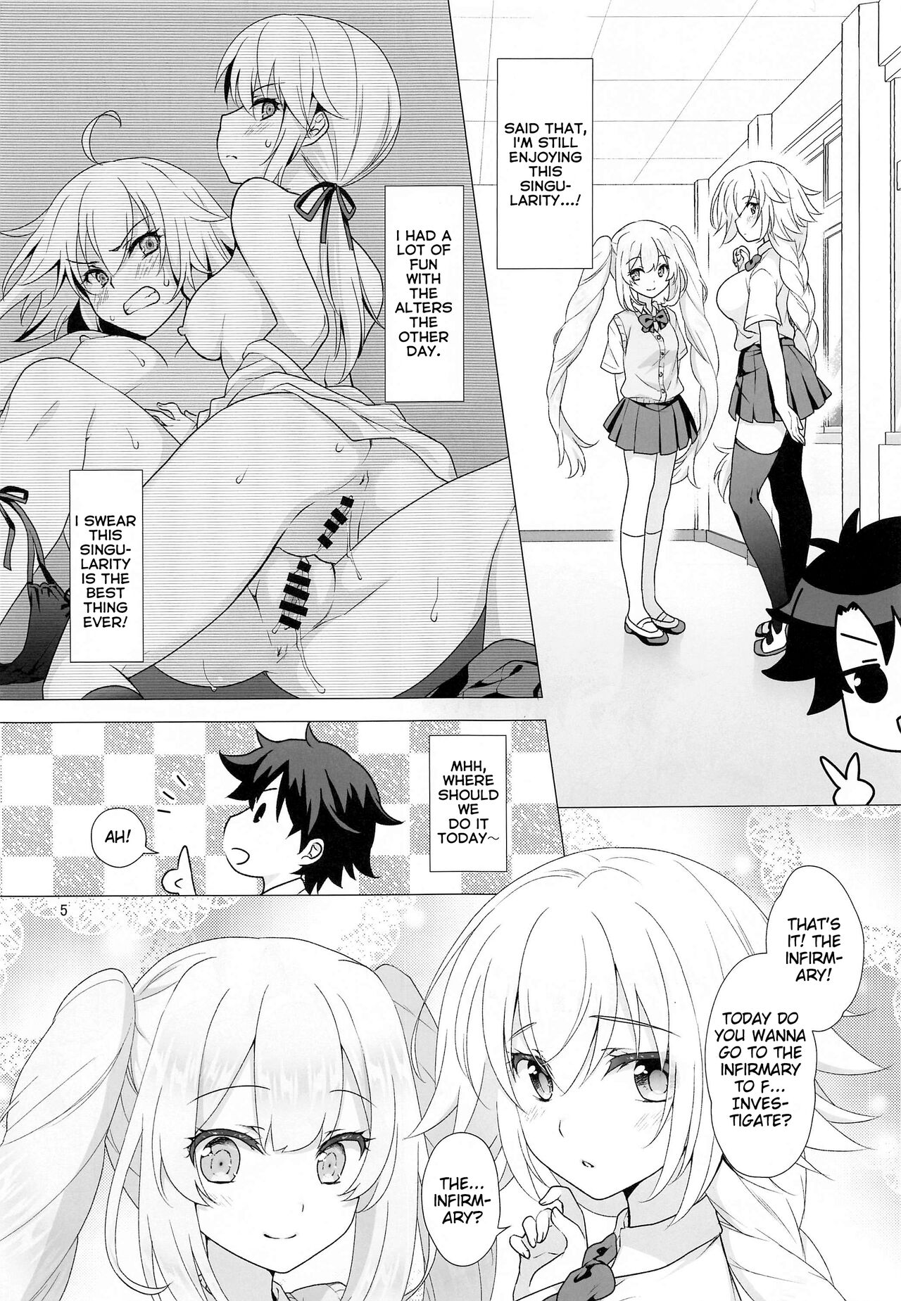 CHALDEA GIRLS COLLECTION Jeanne & Marie Motto Seifuku H Shimakuru Hon page 4 full