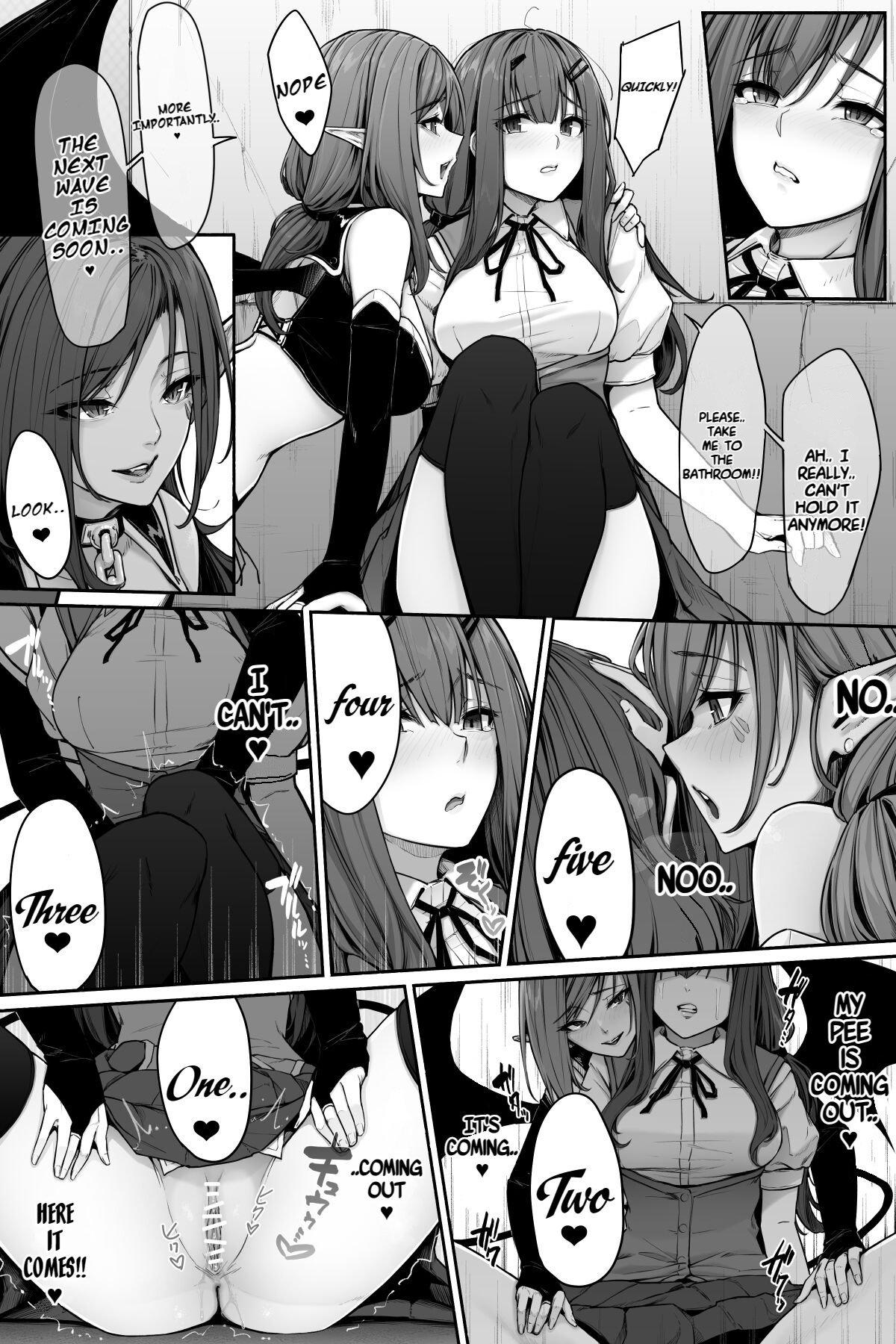 Sakyubasu ni nyōi o suwa rete oshikko sa sete moraenai! page 12 full