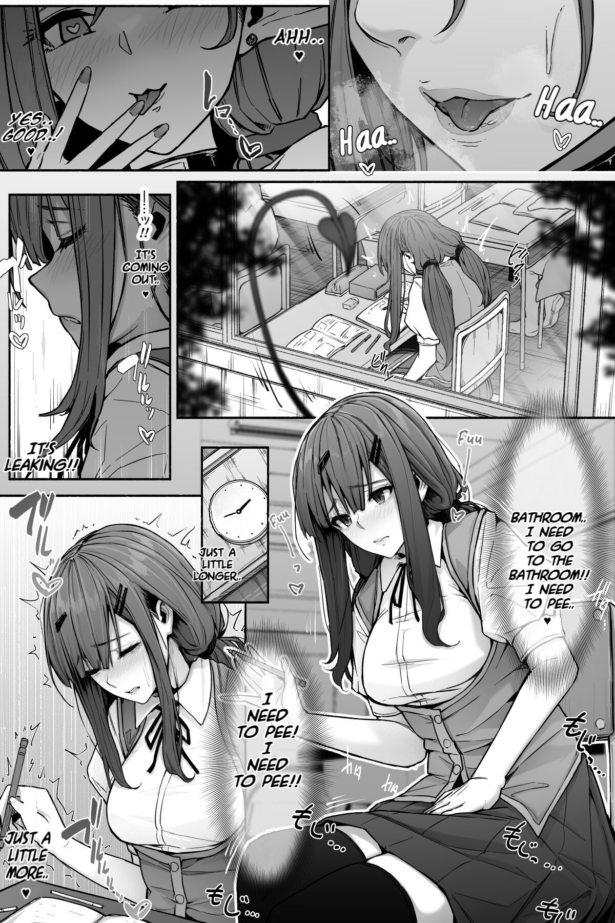 Sakyubasu ni nyōi o suwa rete oshikko sa sete moraenai! page 2 full