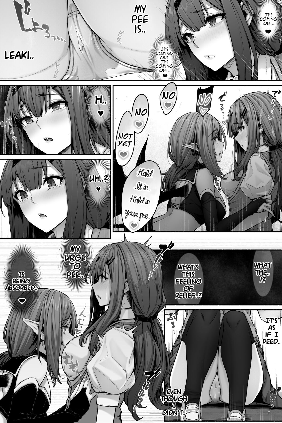 Sakyubasu ni nyōi o suwa rete oshikko sa sete moraenai! page 9 full