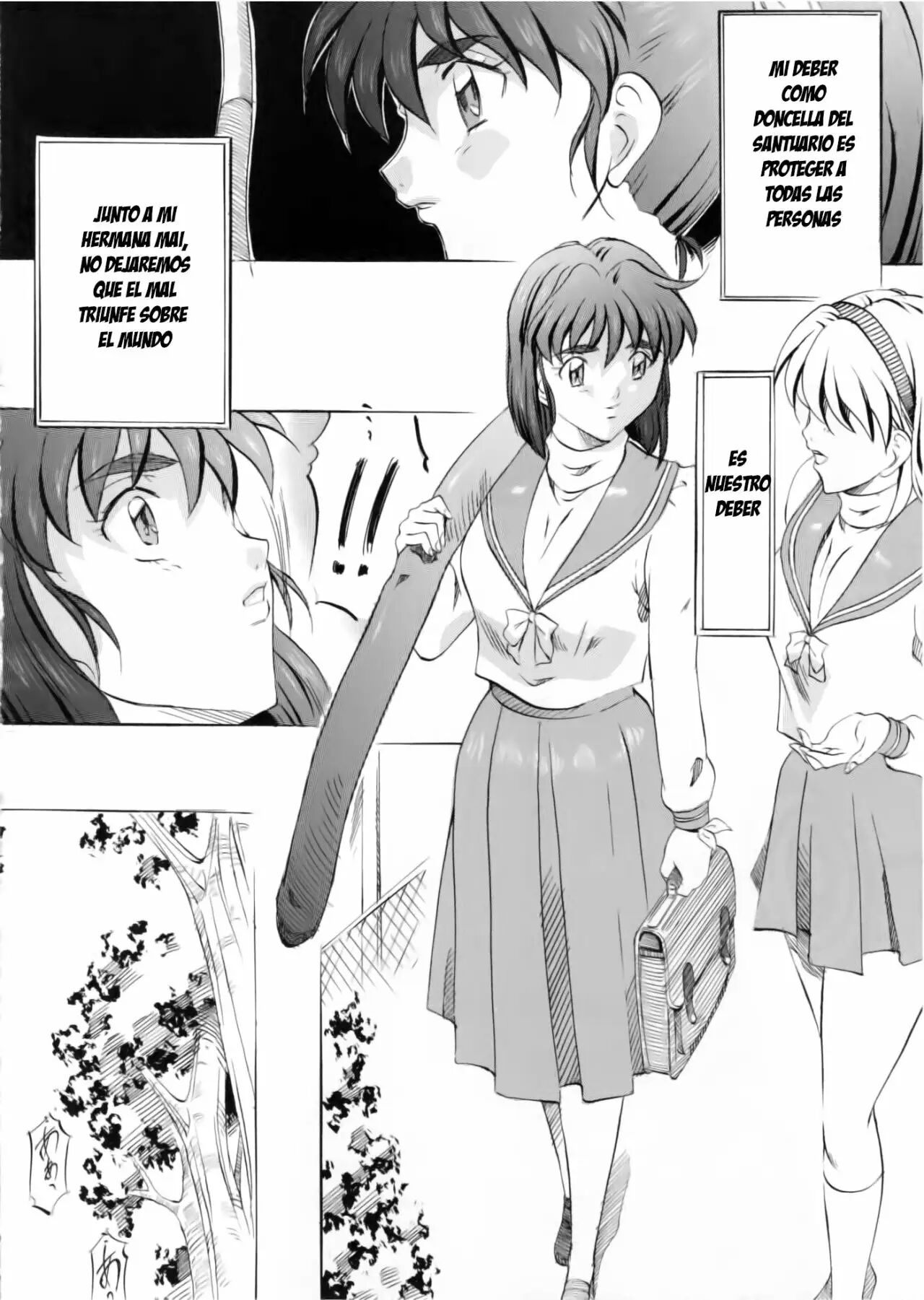 Ai & Mai B・A ~shimai kugutsu niku houshi~ | Ai & Mai B・A ~El servicio de las Hermanas Titere~ page 3 full
