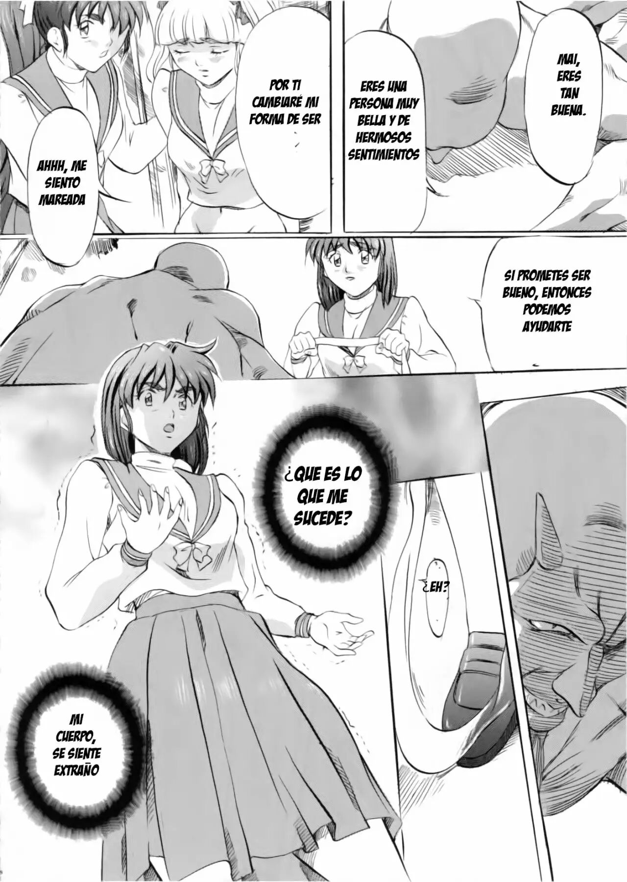 Ai & Mai B・A ~shimai kugutsu niku houshi~ | Ai & Mai B・A ~El servicio de las Hermanas Titere~ page 7 full