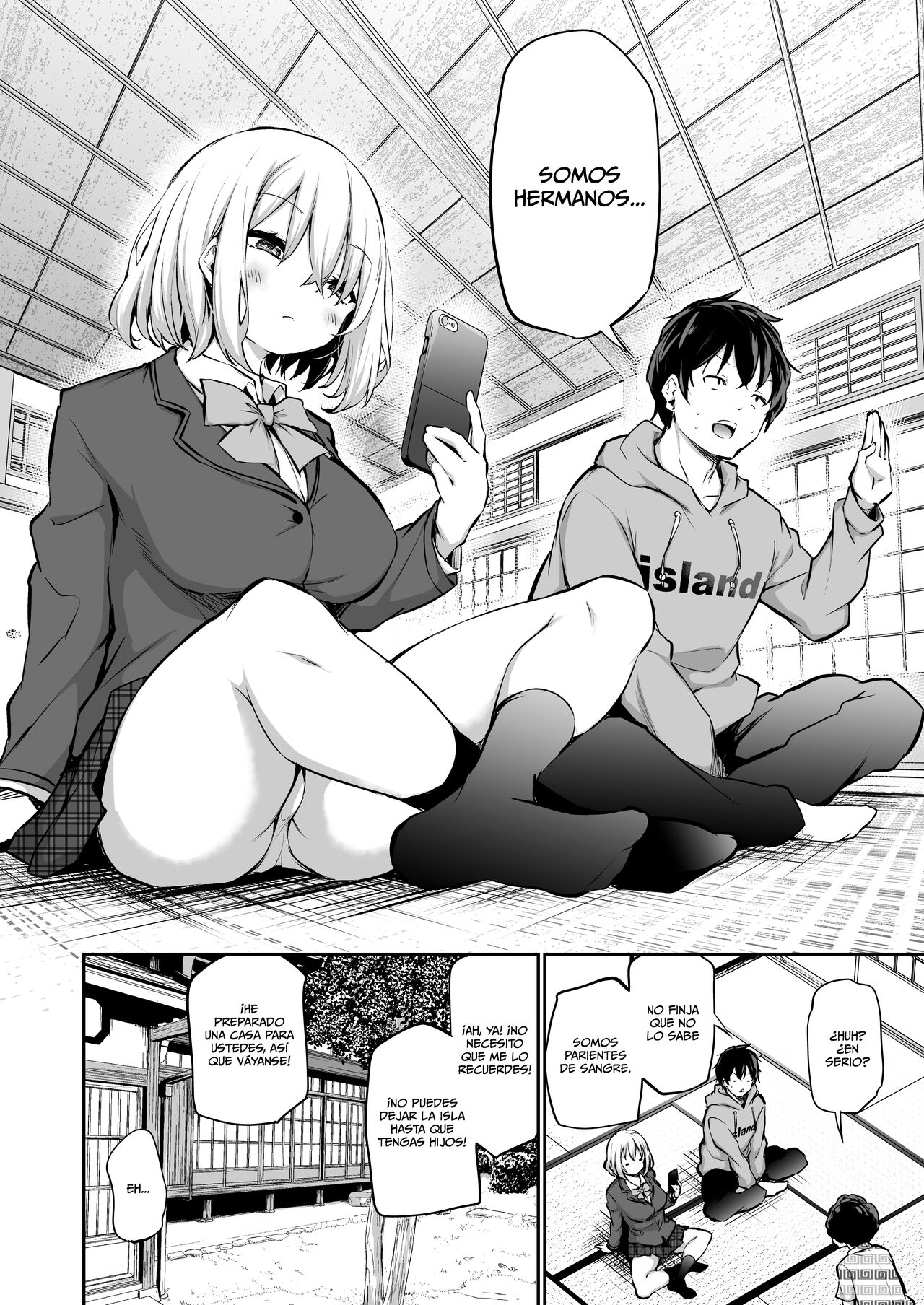 Imouto Haramasenai to Derarenai Shima | Una Isla en la que no Puedo Salir a Menos que Embarace a mi Hermana page 3 full