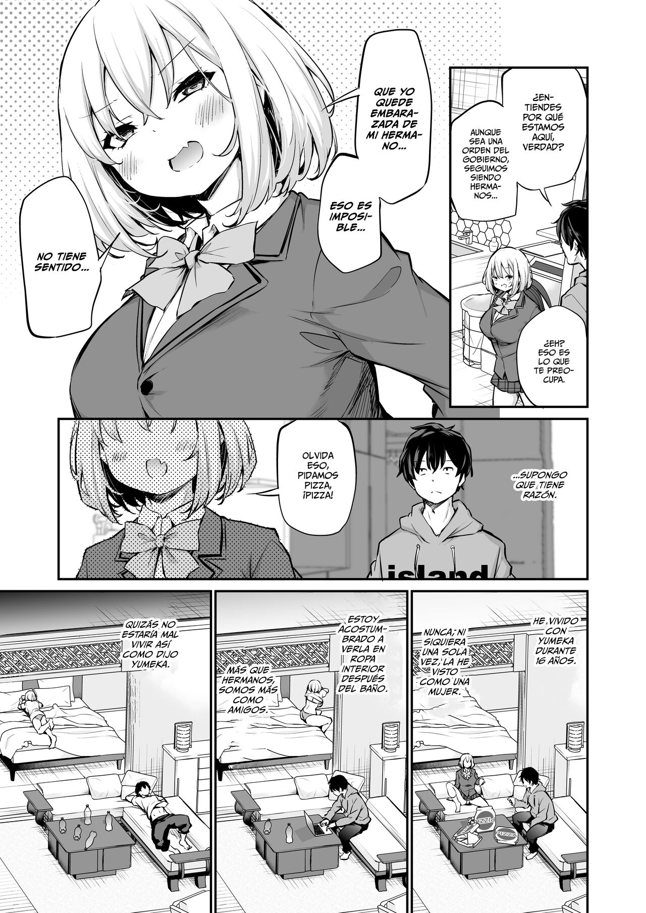 Imouto Haramasenai to Derarenai Shima | Una Isla en la que no Puedo Salir a Menos que Embarace a mi Hermana page 6 full