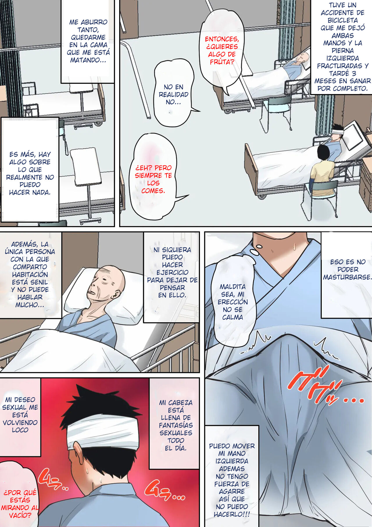 Nyuuin-chuu no Muramura wa Okaa-san de... | Mi Madre me Cuida en El Hospital... page 3 full