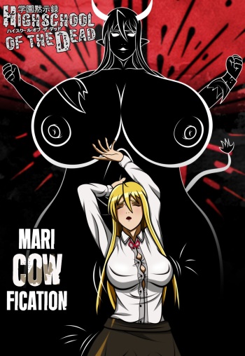 [CurvyDrawings] MariCOWfication (Highschool of the Dead) cover