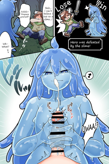 [Dakkoku jirou] A manga about losing to a sperm extracting slime's paizuri cover
