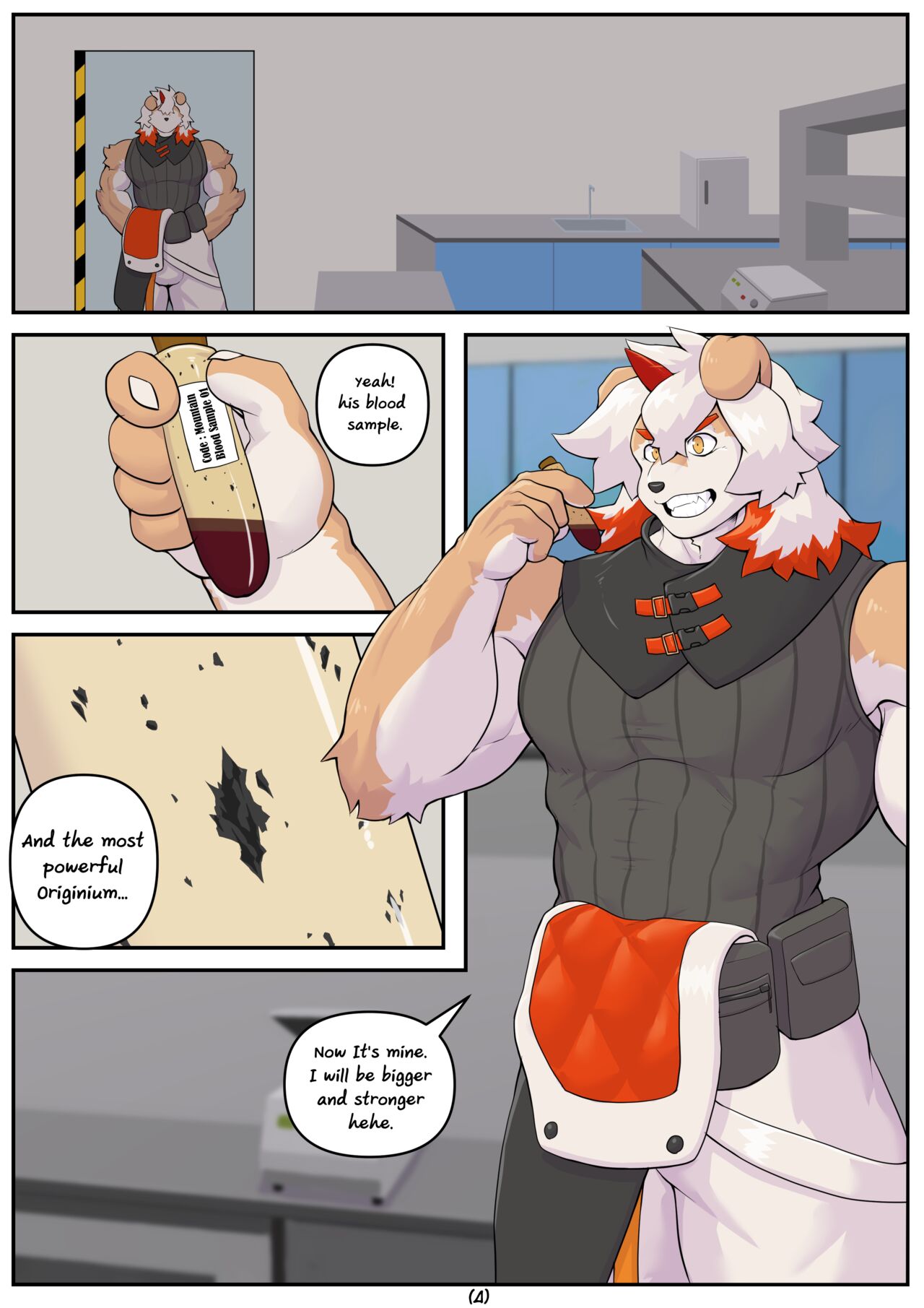 Growth Comic "Mountain & Hung" page 4 full