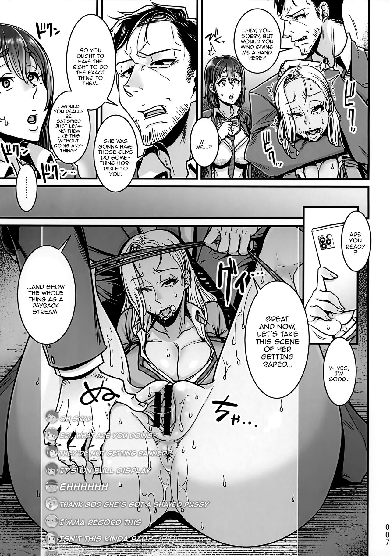 Yonaoshi Oji-san VS Kanemochi Ijimekko Gal JK | The Old Man Striving To Change The World VS The Spoiled Highschool Bully Gyaru page 6 full