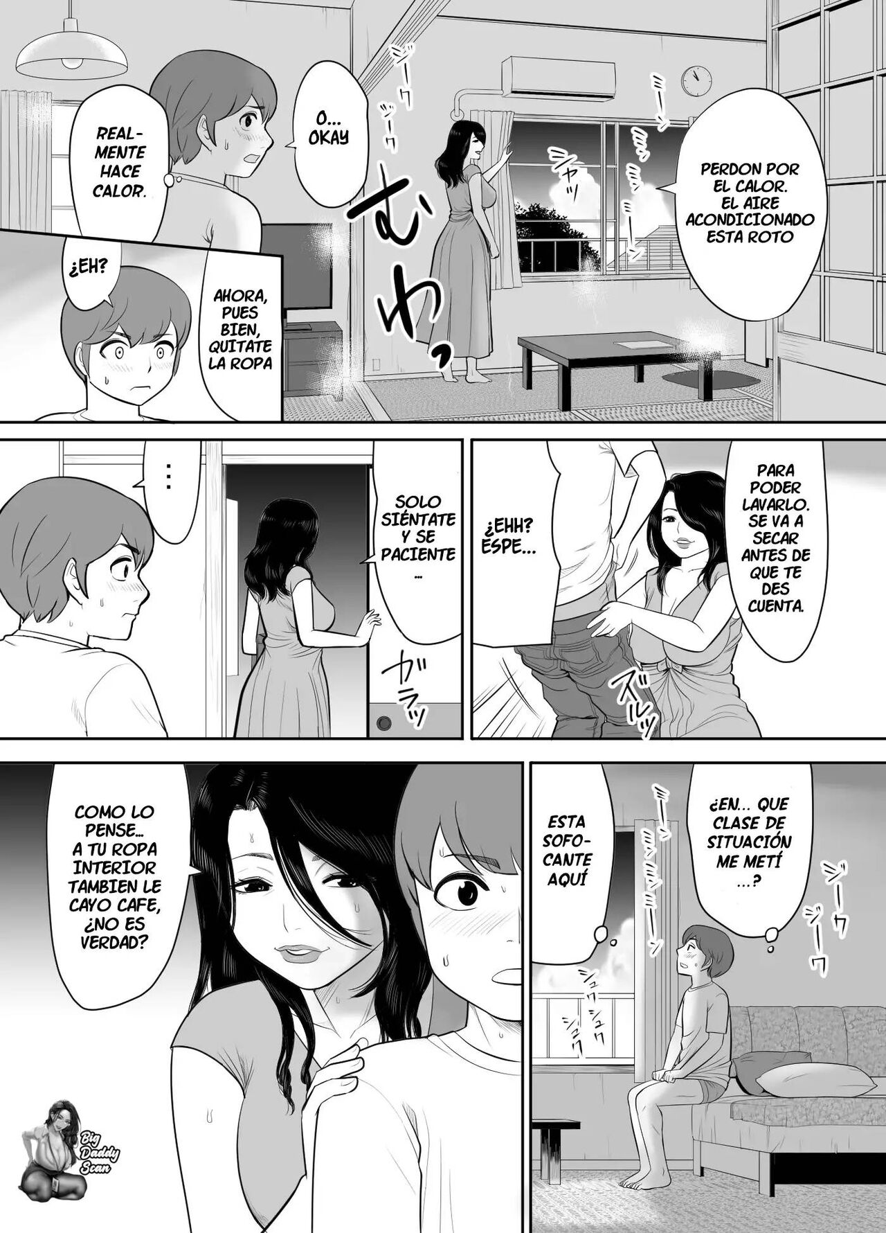 El caluroso día de verano Perdí mi virginidad mientras me hundía en el voluptuoso cuerpo de un Oba-san page 8 full