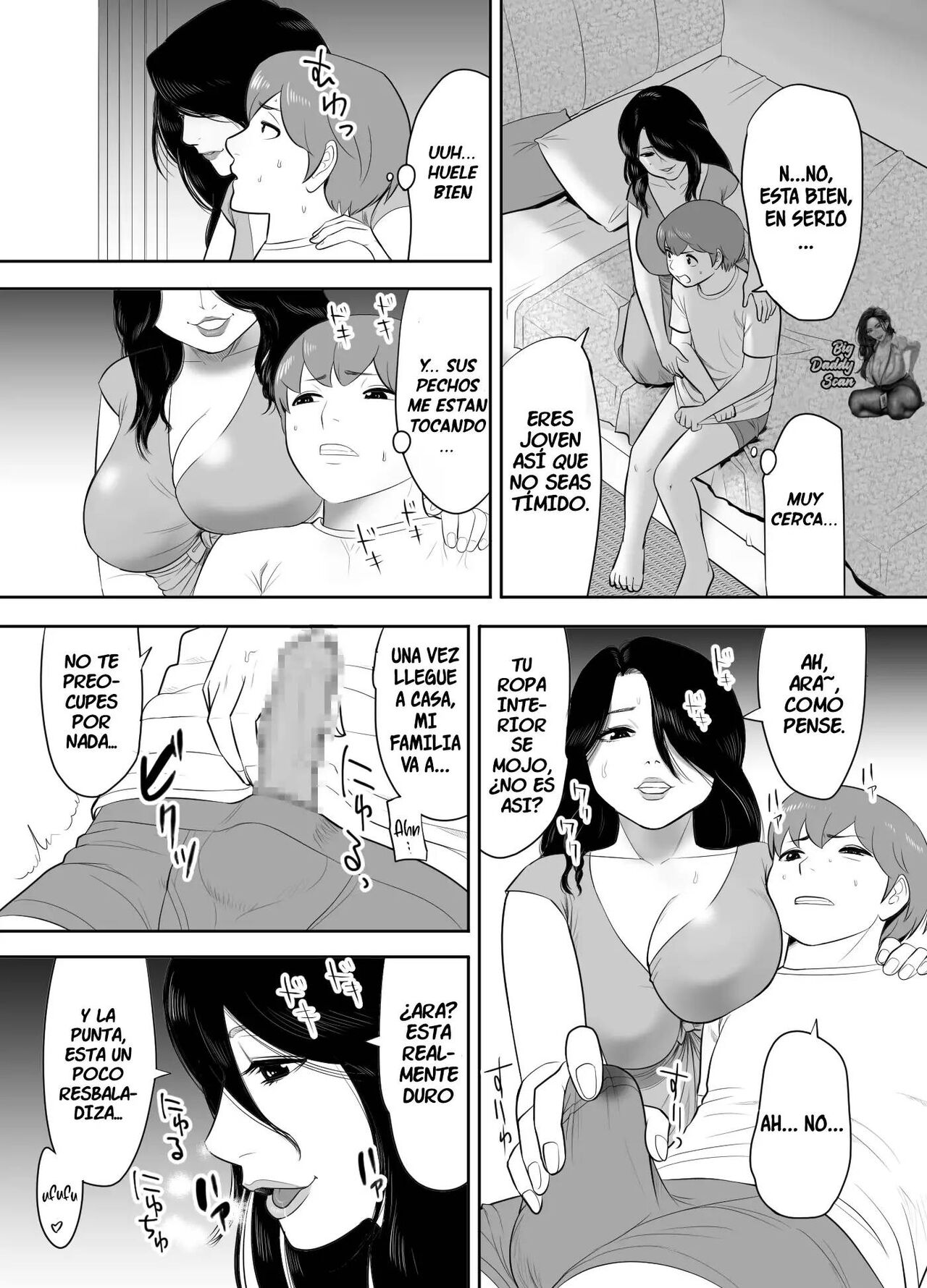 El caluroso día de verano Perdí mi virginidad mientras me hundía en el voluptuoso cuerpo de un Oba-san page 9 full