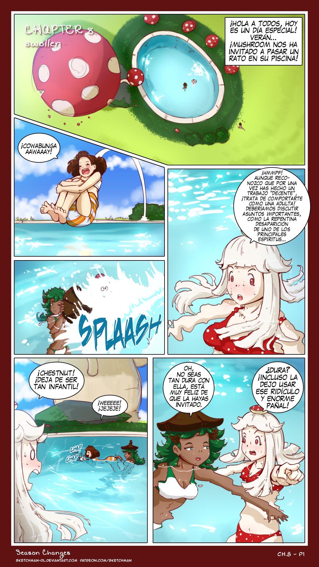 Season Changes  - CÓMIC ESPAÑOL / SketchMan-DL page 1 full