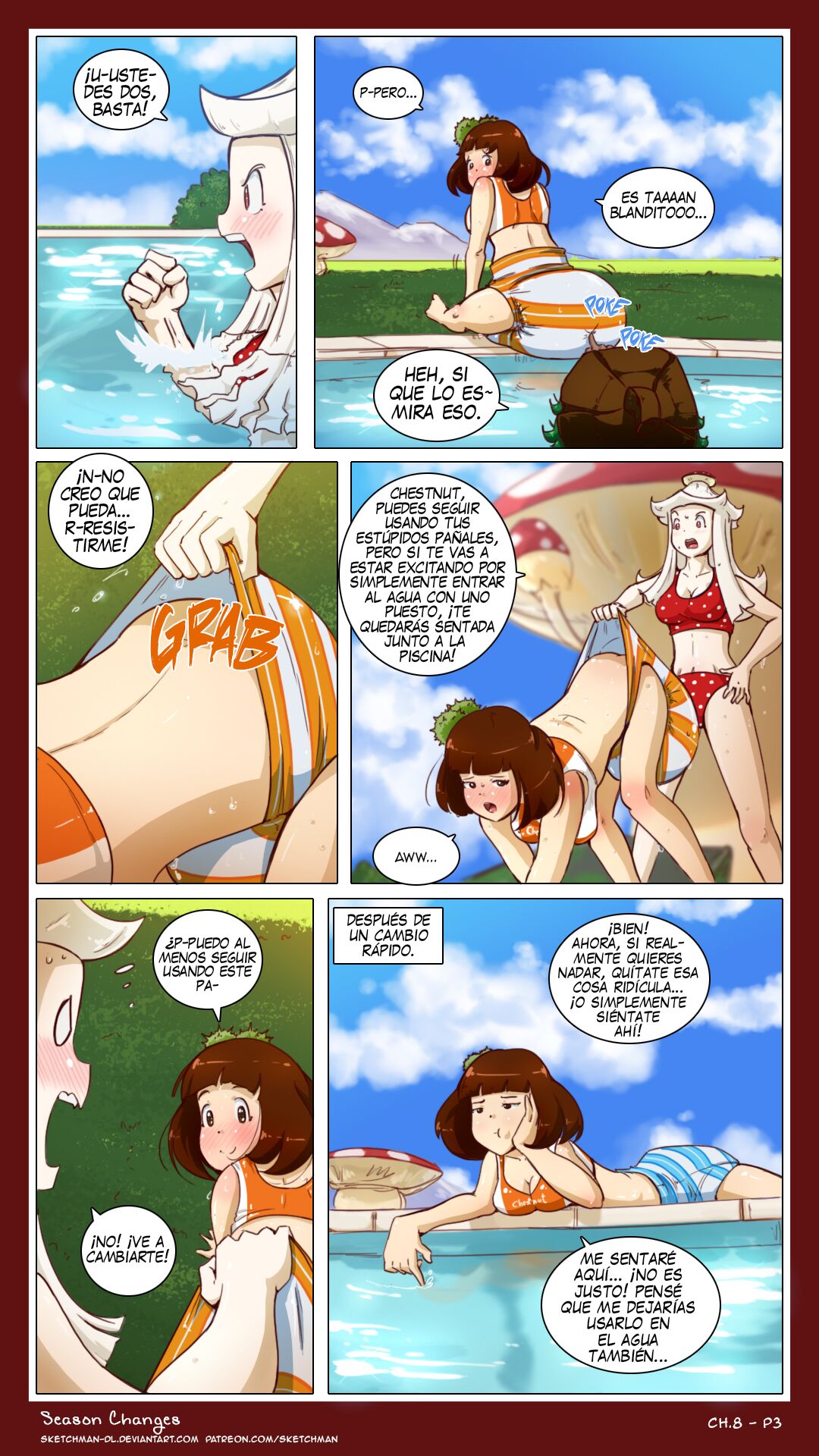 Season Changes  - CÓMIC ESPAÑOL / SketchMan-DL page 3 full